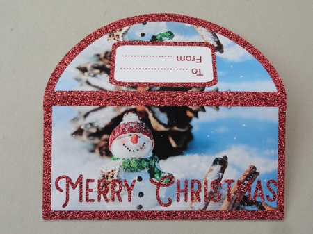 Mini Snowman Money Wallet by Valerie Spowart