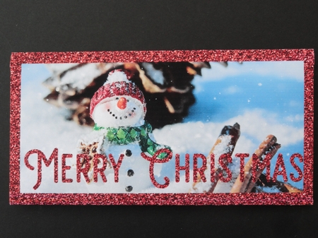 Mini Snowman Money Wallet by Valerie Spowart