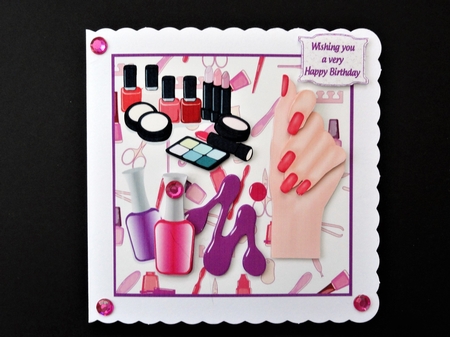 Cosmetics and nails by Valerie Spowart