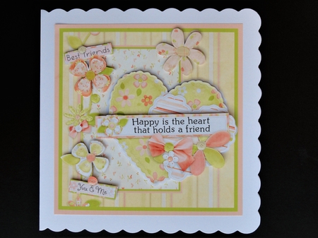 Heart that holds a friend by Valerie Spowart