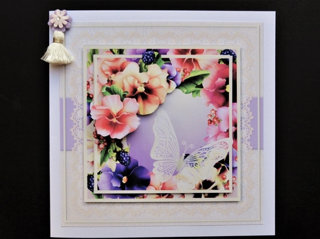 Pansy Fantasy - Layered Card Mini Kit by Valerie Spowart