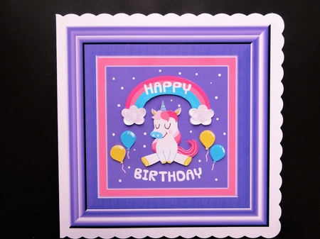 Unicorn Birthday Topper  by Valerie Spowart