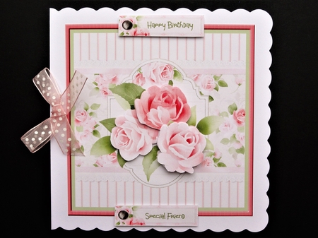 Lace and roses by Valerie Spowart