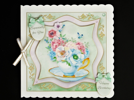 Teacup Posy Mini Kit by Valerie Spowart