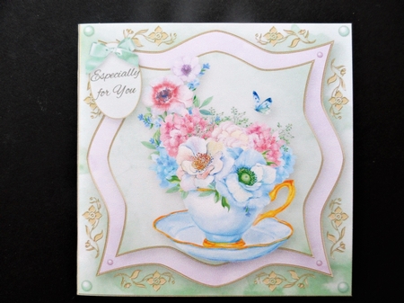 Teacup Posy Mini Kit by Valerie Spowart