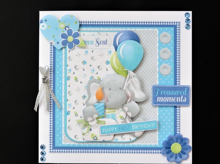 Baby Elephant, first birthday by Valerie Spowart