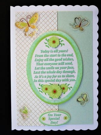 Three More Birthday Verse Toppers by Valerie Spowart