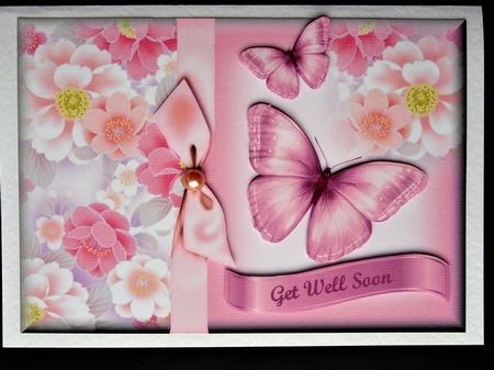 Butterflies and Flowers (2) by Valerie Spowart
