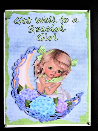Get Well To A Special Girl #5 by Valerie Spowart