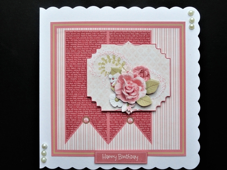 Rose and fern by Valerie Spowart