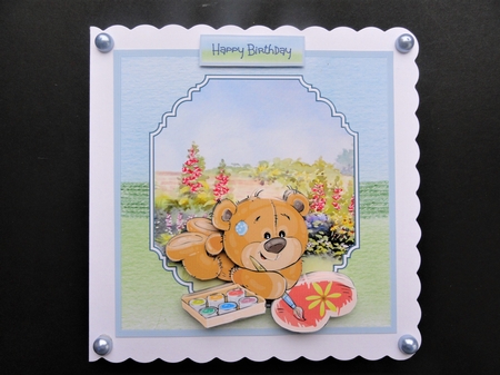 Teddy bear artist by Valerie Spowart