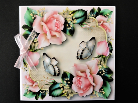 Roses, Burlap & Butterflies Bumper Kit by Valerie Spowart