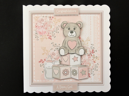 Welcome baby Girl by Valerie Spowart