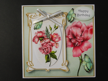 Art Nouveau Roses Bumper Kit by Valerie Spowart