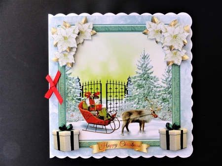 Christmas Winter Sleigh by Valerie Spowart