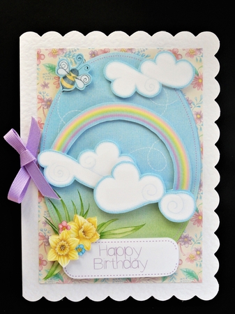 Spring Rainbow Birthday by Valerie Spowart