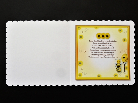 Very Hap-bee Birthday! Insert 4 by Valerie Spowart