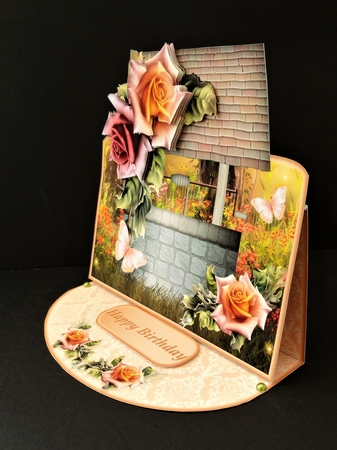 In the Woods - Wishing Well Easel Card Mini Kit by Valerie Spowart