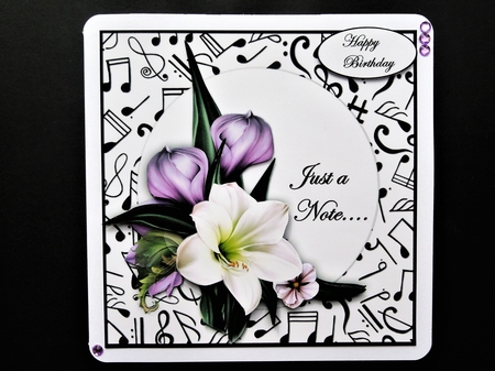 Just a Note Amaryllis Mini Kit by Valerie Spowart