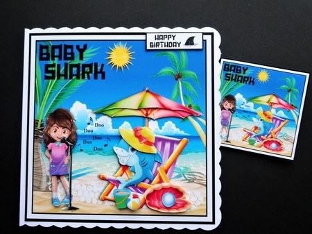 Baby Shark 4 by Valerie Spowart