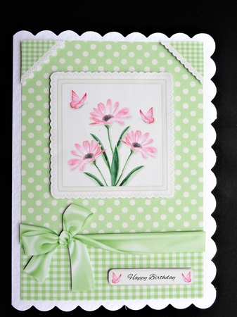 Lovely Watercolor Flowers And Butterflies  by Valerie Spowart