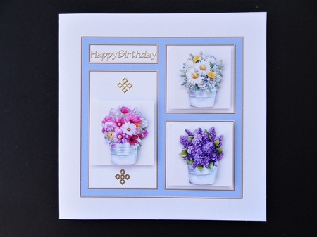Quad Frames Set 2 (Floral Family Color Palette) by Valerie Spowart