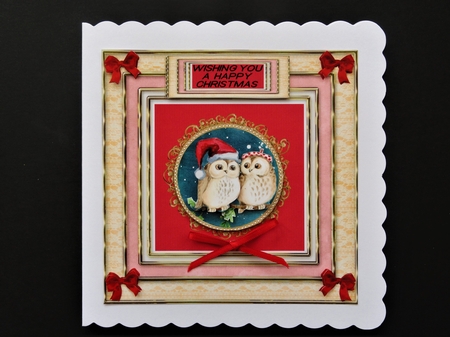 Christmas owls by Valerie Spowart