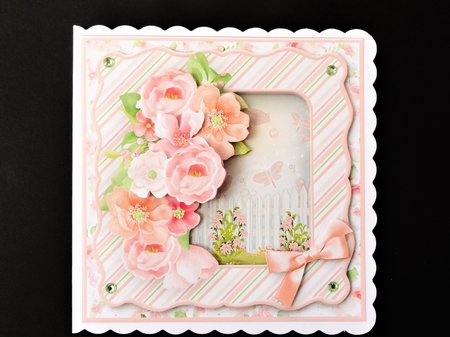 Butterfly Garden - Wavy Frame Card Mini Kit by Valerie Spowart