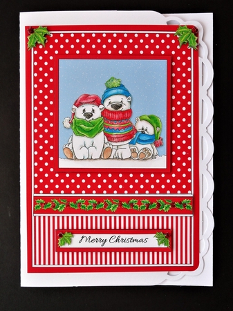 Cute Polar Pal Trio by Valerie Spowart