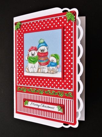 Cute Polar Pal Trio by Valerie Spowart