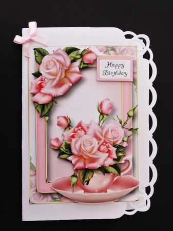 Teacup, Saucer & Flowers Bumper Kit 4 by Valerie Spowart