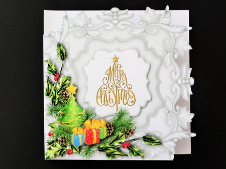 White Christmas - Tree by Valerie Spowart