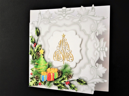 White Christmas - Tree by Valerie Spowart