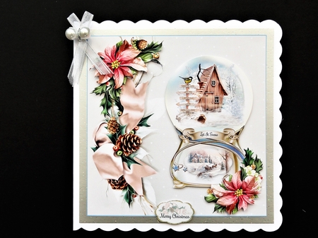 Christmas Snow Globe Mini Page Kit by Valerie Spowart