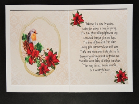 Beautiful Christmas Inserts by Valerie Spowart