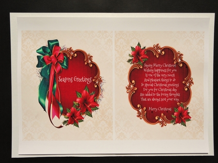 Beautiful Christmas Inserts by Valerie Spowart