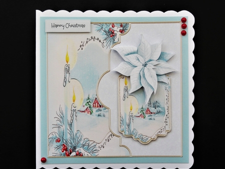 Christmas candles by Valerie Spowart