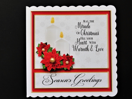 May the miracle of Christmas in red by Valerie Spowart