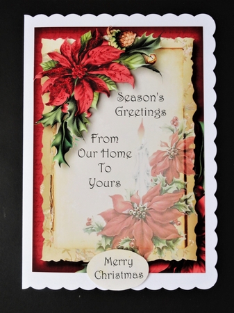 Seasons Greetings From Our Home To Yours A5 by Valerie Spowart