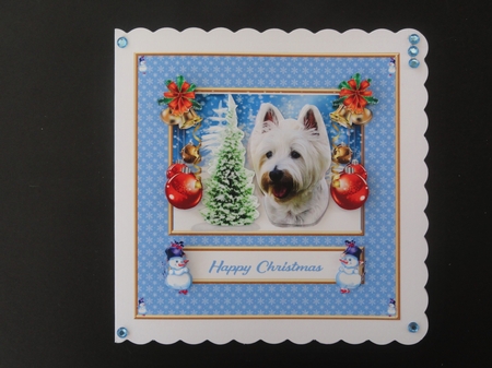 Merry Christmas Dog by Valerie Spowart