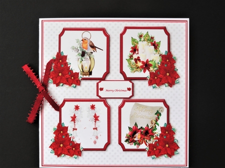 8 x 8 Christmas quick card front by Valerie Spowart