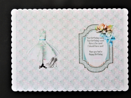 The beauty of fashion blue A5 by Valerie Spowart