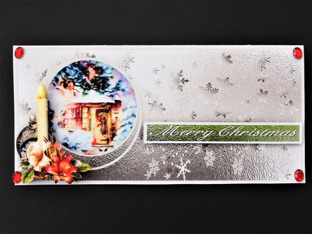 Silver Snowflakes DL - Welcome by Valerie Spowart