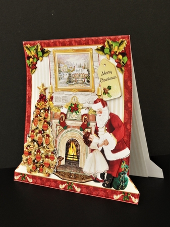 Christmas Fireplace 2 Mini Page Kit by Valerie Spowart