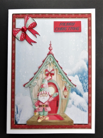 Santa Gnome by Valerie Spowart