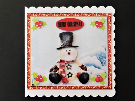CHRISTMAS SNOWMAN 3 by Valerie Spowart