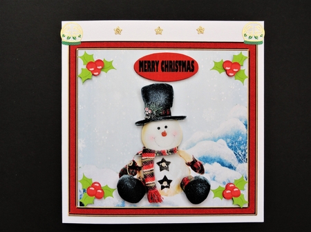 CHRISTMAS SNOWMAN 4 by Valerie Spowart