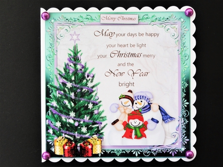 Christmas Snowman Family Mini Kit by Valerie Spowart