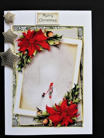 Framed Christmas - The Morning Walk A5 by Valerie Spowart