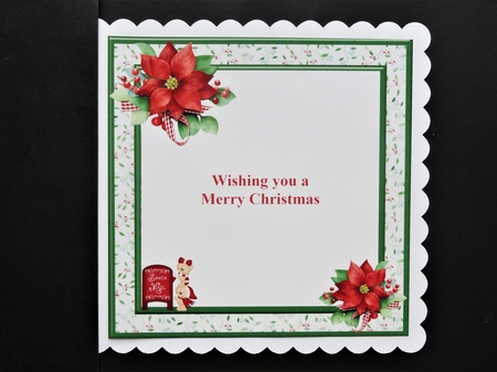 Christmas mail card mini kit & decoupage by Valerie Spowart